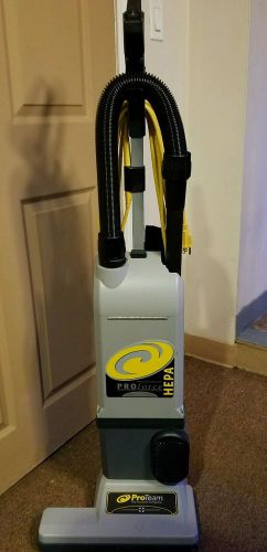 Proteam proforce 1500xp dual motor commercial upright vacuum cleaner hepa for sale