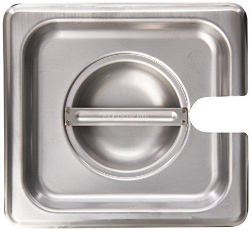 Browne foodservice browne (cp8162nc) sixth-size notched steam table pan cover for sale