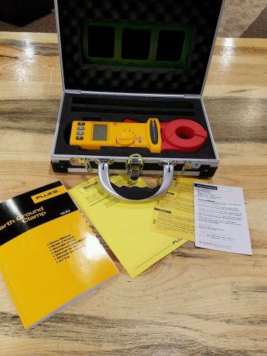Fluke 1630 earth ground clamp meter, excellent cond. NO RESERVE, FREE SHIPPING