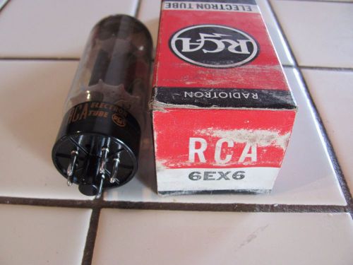 vintage Vacuum Tube Audio Video NEW NOS RCA 6EX6