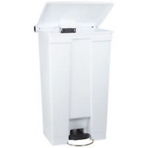 Rubbermaid 8-gallon step on container (white) for sale
