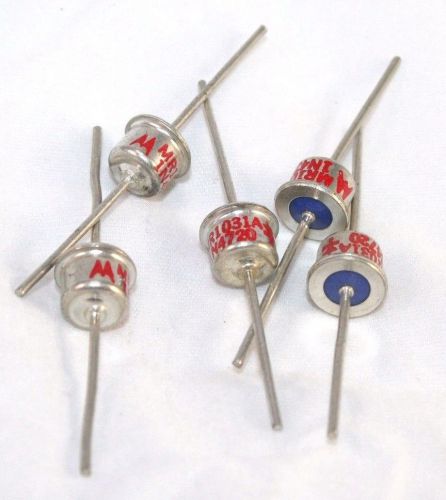 Lot of 5 Vintage Motorola MR1031A 1N4720 100V 3A Silicon Rectifier Diode