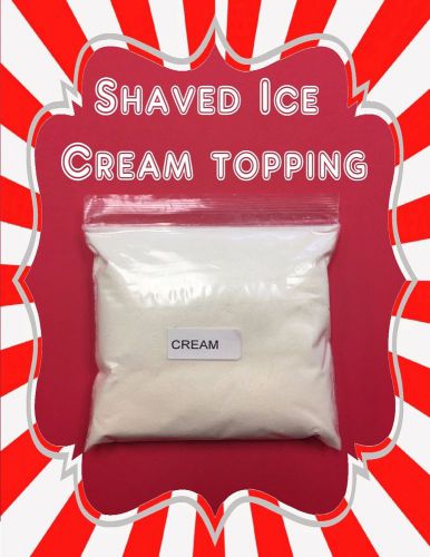 Shaved Ice Cream Topping