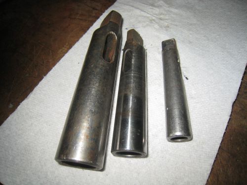 DRILL SLEEVES  MORSE TAPER  1-2  2-3  3-4