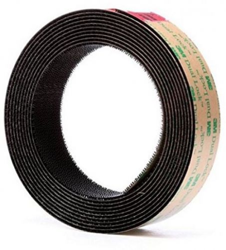 3m dual lock reclosable fastener tb4575 low profile black, 1 in x 10 ft (1 for sale