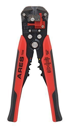 8-Inch Self-Adjusting Wire Stripper and Cutter with Crimper |ARES 70048| Strip