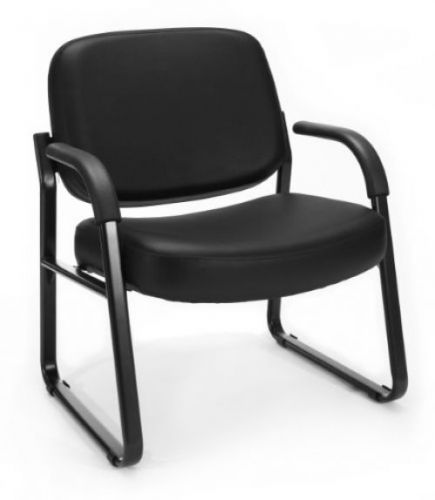 OFM Big And Tall Vinyl Guest / Reception Chair With Arms