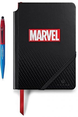 Cross Tech 2 Marvel Iron Man Ballpoint Pen With Stylus And Journal Gift Set