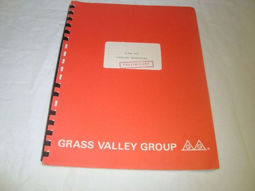 Grass Valley Group E-Mem 1600 Operation Instructions Preliminary