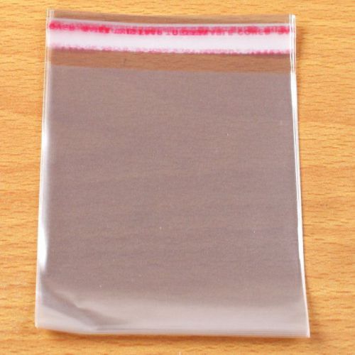 400x Wholesale Bulk Clear Self Adhesive Bag Seal Plastic Package Bags 7x10cm J