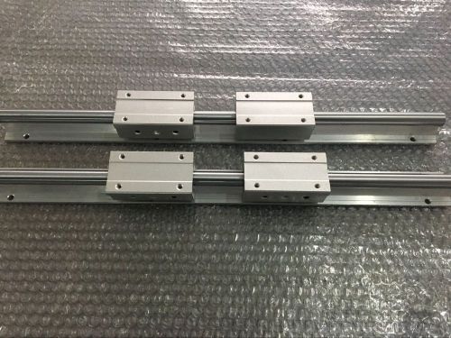 Sbr12-1400mm linear slide guide shaft 2 rail+4 sbr12luu bearing block cnc set for sale