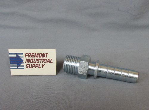 Hex air pneumatic hose nipple 1/2&#034; hose barb x 1/2&#034; male npt fitting for sale
