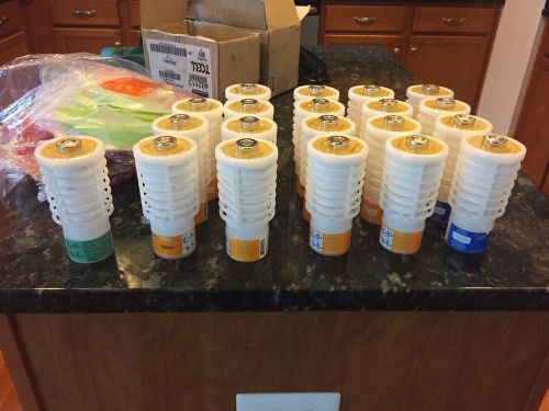 (20) TCell Rubbermaid air fresheners Citrus Crystal Breeze (10) urinal screens
