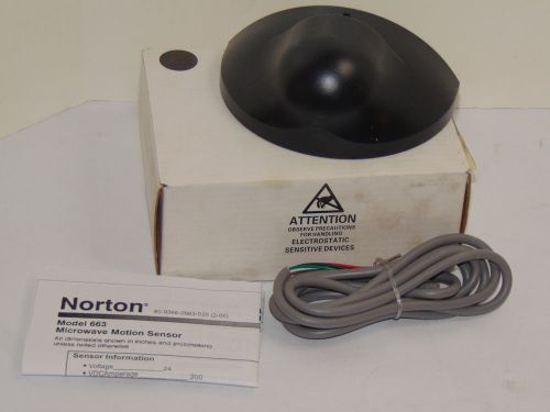 Norton door controls 663 motion sensor! black/assa abloy door security solutions for sale