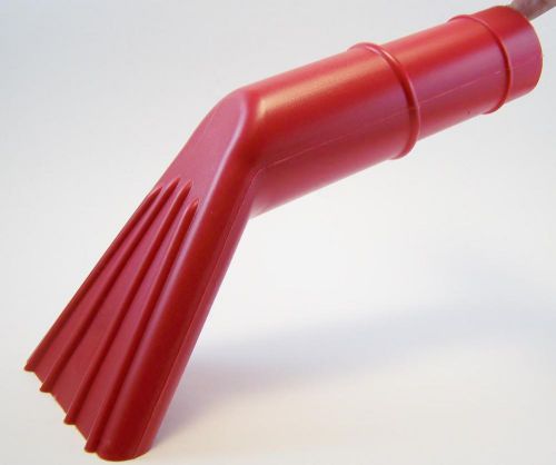 Vacuum Cleaner Claw Nozzle Attachment Tool RED  2&#034;  car wash shop vac detail