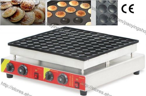 Commercial Nonstick Electric 100pcs Poffertjes Mini Dutch Pancake Machine Maker