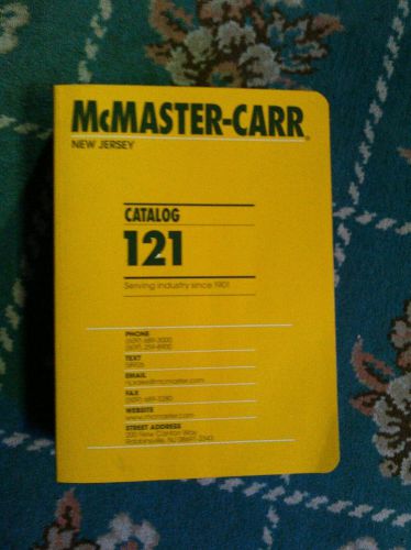 McMaster-Carr Catalog #121 New Jersey Edition