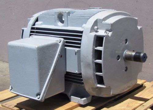Ge general 100hp electric motor 3ph 460v 1823 rpm frame 404ts 2-1/8” dia shaft for sale