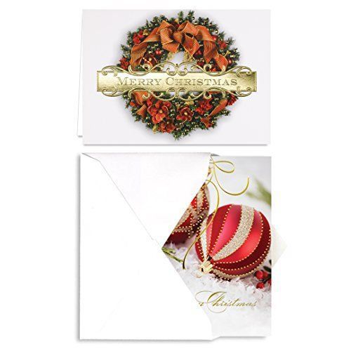 Canopy Street All that Sparkles Christmas Card Assortment - Set of 24 (2