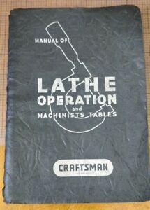 1955 Sixteenth Edition -- Atlas Lathe Manual of Operations Manual Craftsman
