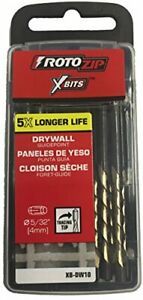 Rotozip Xbits For Drywall Routers And Roto Tools 532&#034; Guidepoint Cutout Bits ...