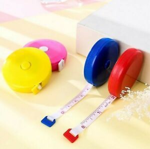4Pcs 60 Retractable Soft Tape Measure Sewing Tailor Cloth Body Measuring Ruler