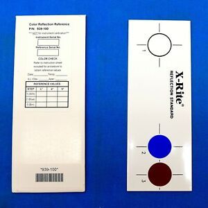 X-Rite 939-100 Color Reflection Reference 3 colors Calibration Tile