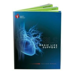 2020 AHA BLS Basic Life Support CPR Provider Manual/Book 