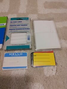Lot All Purpose Removable Adhesive Price Labels Tags Stickers open, unused