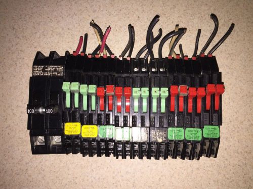 Zinsco circuit breakers lot of 10 with 100 amp main. rare not sold in stores for sale