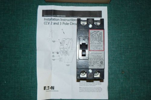 Cutler hammer eaton 240volt 200amp 2pole double circuit breaker cch22oo for sale