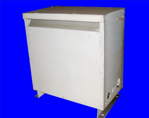 Very nice mgm 150 kva transformer ad370-no448 ht type 480 volts 208y/120 volts for sale