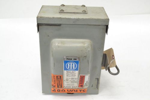 ITE NFR-351 SAFETY NON-FUSIBLE 30A AMP 600V-AC 3P DISCONNECT SWITCH B250929
