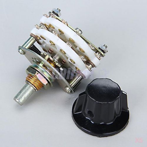 5x 4 Pole 5 Position /Throw 4P-5T Ceramic Rotary Switch for RF Power