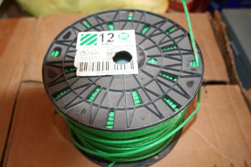 New 500 ft spool  # 12 stranded thhn thwn wire green for sale