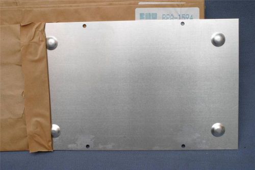 One BUD Aluminum Chassis Bottom Plate BPA-1594 Natural Finish 7&#039;&#039; W x 11&#039;&#039; L-NOS