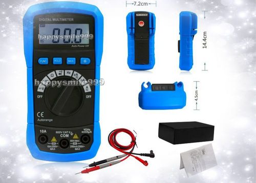 Adm01 auto ranging digital multimeter dmm dc ac voltage hz diode  meter tester for sale