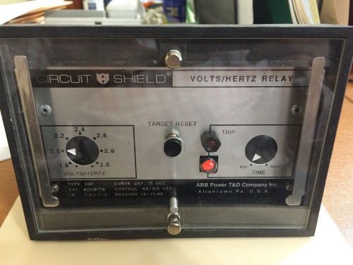Abb 59f volts per hertz relay for sale
