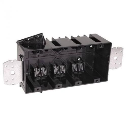 Non-metallic 4-gang new work switch box 460-lb thomas and betts outlet boxes for sale