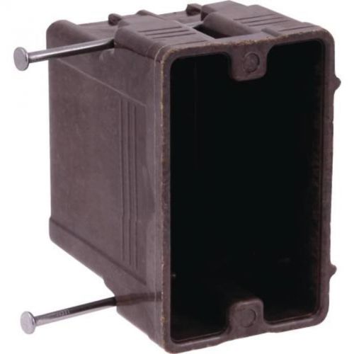 Non-metallic 1-gang nail-on new work outlet box 1250-ub thomas and betts 1250-ub for sale
