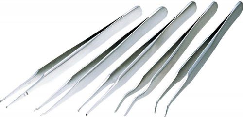 Hozan tool industrial co.ltd. smd tweezers kit p-810 5 piece set with a pouch for sale