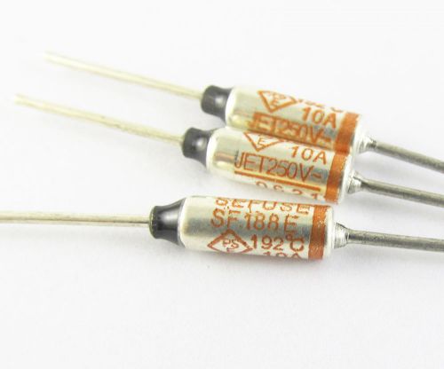 100pcs microtemp thermal fuse sf188e 192°c 192 tf cutoff for sale