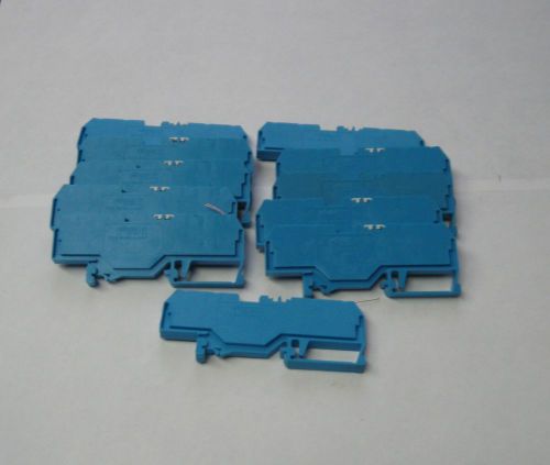 11-Wago 281 Blue Terminal Blocks, 4 mm, USED, WARRANTY