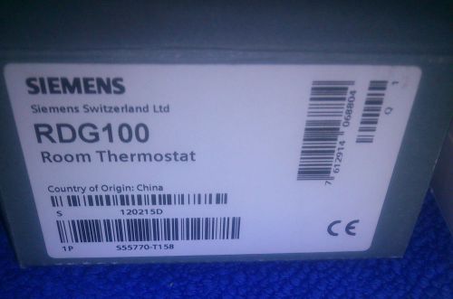 Siemens rdg100 room thermostat for sale