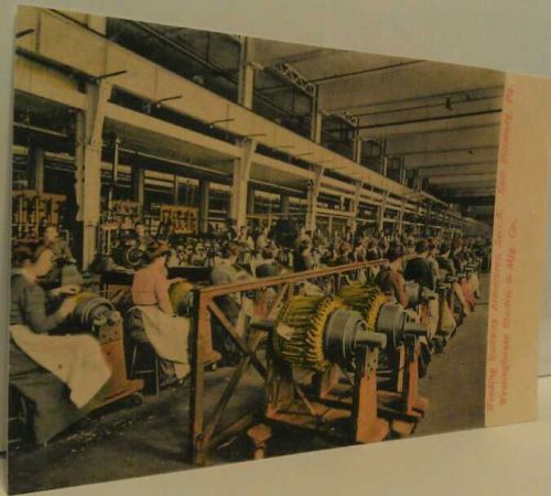 Old Westinghouse Mfg East Pittsburgh Pa. Winding Railway Armatures Postcard Repo