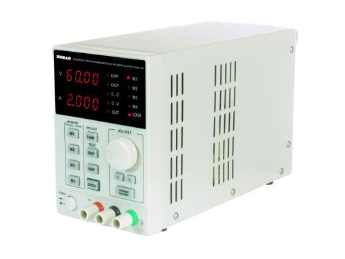 Korad-programmable precision variable 60v, 3a dc power supply digital lab grade for sale