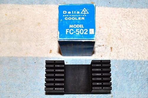 Delta new nos fc-502 semiconductor cooler heat sink heatsink blank undrilled for sale