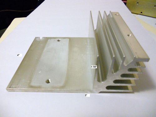 Aluminum heat sink 5&#034; x 4&#034; x 1 7/8&#034; for sale