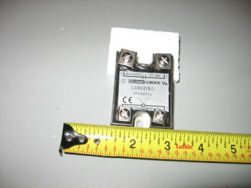 TWO CROUZET GORDOS G480D50----84060741  SOLID STATE RELAYS