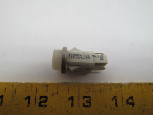 Chicago Miniature IDI 1050QC4 125 Volt 1/2 Watt White Indicator Light Bulb